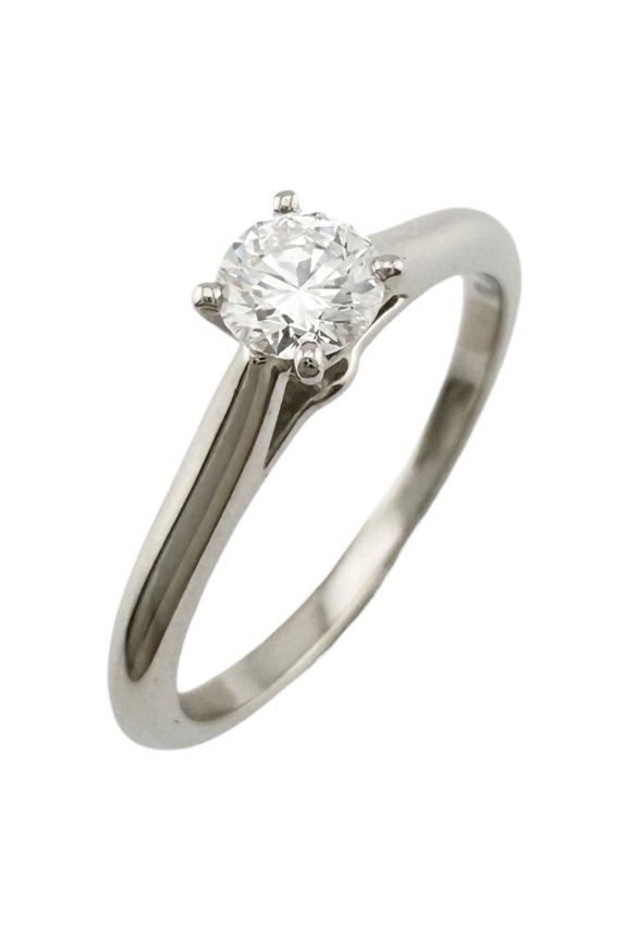 Pre-Owned Cartier Solitaire Ring, Pt950 Platinum, 0.26ct Diamond, Women's, CARTIER