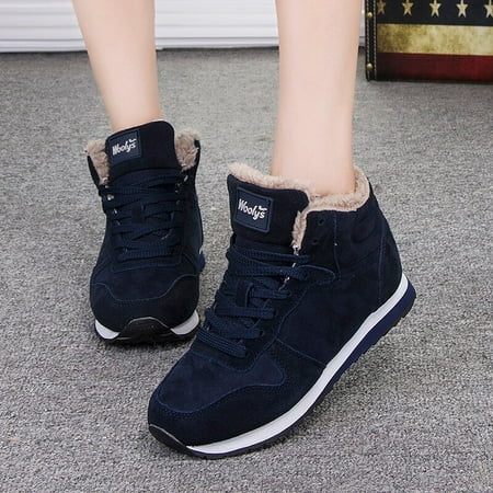 

Boots Women Snow Soft Ladies Shoes Lace-Up Shoes Woman New Ankle Boots Platform Chunky Women Shoes Punk Botas Mujer Winter Boots