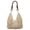 Beige, variant on Womens Summer Straw Woven Beach Bag Large Bohemian Handmade Crochet Shoulder Tote Purse Vacation Handbag.