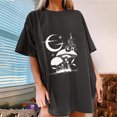 thumbnail image 2 of Blusa de Manga Corta Con Estampado de Sol Y Luna Gótica Vintage Para Hombre Y Mujer Odeerbi ODB181958, 2 of 7