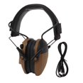 thumbnail image 2 of Noise Reduction Electronic Earphones Noise Reduction Foldable ABS Adjustable Headband Safety Ear Muffs for Mowing Work Khaki, 2 of 5