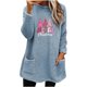 thumbnail image 2 of Puntoco Suéter Mujer Cuello Redondo e Invierno Suelto Estampado Bolsillo Cálido Manga Larga Blusa Tops Navidad Liquidación Puntoco Puntoco-998, 2 of 4