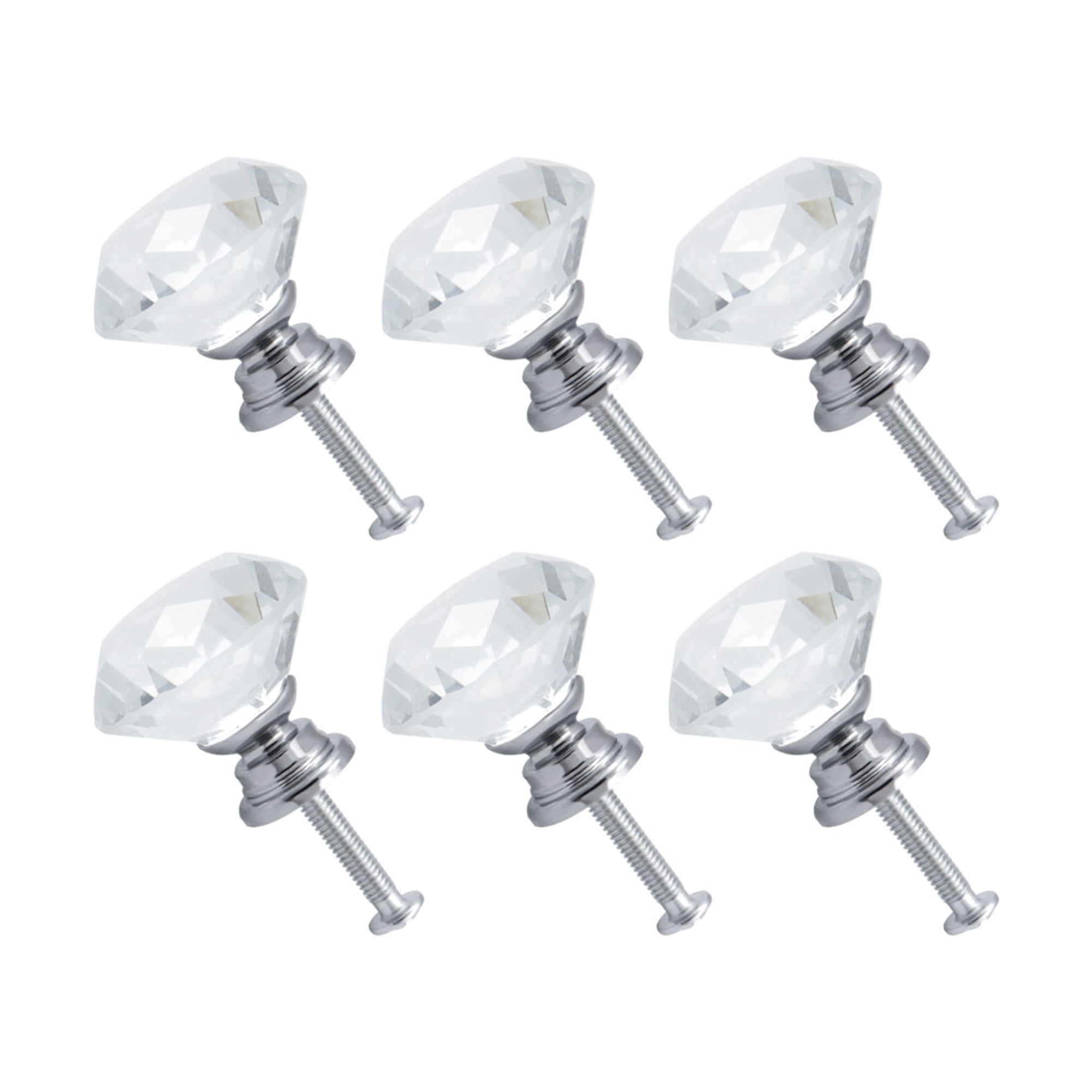 30mm Crystal Knobs Wardrobe Dresser Door Knobs Pull Handle Knob for