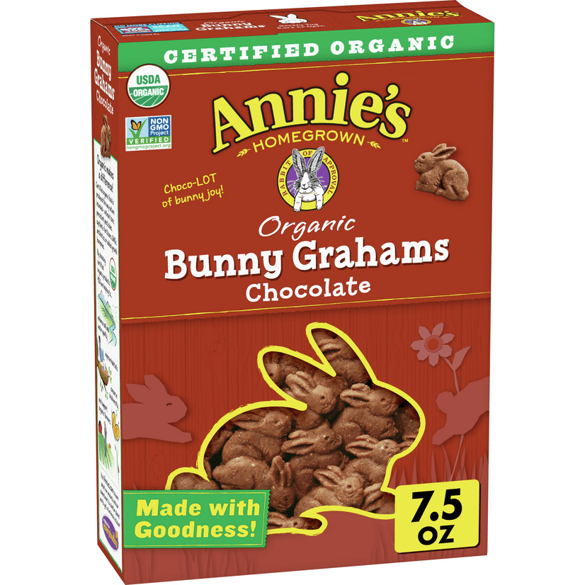 Annie's Organic Chocolate Bunny Graham Crackers, 7.5 oz