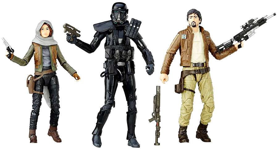 Star Wars Black Series Death Trooper, Captain Cassian Andor & Sergeant Jyn Erso Action Figure