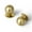 Brushed Gold, variant on Goo-Ki Set of 12 -Sleek Round Brushed Gold Cabinet Knobs - Modern and Minimalist Hardware for Stylish Home Enhancement - 1 Inch Diameter