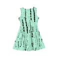 thumbnail image 4 of CCRFTGI Girls Dresses Size 8 Mini Light Green Striped Dress Holiday Wedding Sleeveless Girls Dresses Summer Trendy Casual Beach Fancy Dresses Light Green 3-4 Years, 4 of 4