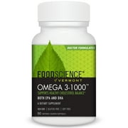 FoodScience of Vermont - Omega 3 - 1000, Cholesterol Balance Support, 90 Soft Gels
