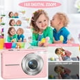 thumbnail image 3 of ACTITOP Digital Camera FHD1080P 44MP Vlogging Camera for Kids 2.4"LCD Screen Small Video Camera with 32G Card, 3 of 7