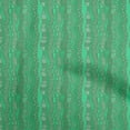 thumbnail image 1 of oneOone Cotton Jersey Green Fabric African Wavy Stripes Dress Material Fabric Print Fabric By The Yard 58 Inch Wide, 1 of 4