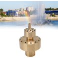 thumbnail image 5 of Boquilla para fuente de agua Boquilla para fuente de dos capas Cabezal rociador de columna para estanque de jardín que brinda hermosos efectos visuales (g1.5in), 5 of 5