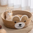 thumbnail image 3 of Cama para gatos de cuerda de ratán, cama para gatos de cuerda de ratán, cama para gatos de cuerda de ratán, cama para gatos de ratán de alta capacidad, 3 of 12