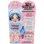 Na Na Na Surprise Lily Sarang, Blue Teddy Bear Inspired 7.5 Doll with Long Hair