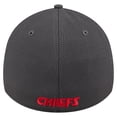 thumbnail image 4 of Men's New Era Graphite Kansas City Chiefs  Main 39THIRTY Flex Hat, 4 of 5