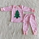thumbnail image 1 of Venta al por mayor, ropa de Navidad a la moda para niñas, ropa de dormir, conjunto de puntos blancos, pantalones con volantes rojos para niños, conjunto de pijamas para Otoño e Invierno, 1 of 2