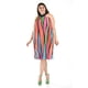 thumbnail image 1 of Vestido plisado Roman Fashion Multicolor Talla Extra Verde 42, 1 of 7