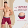 thumbnail image 4 of Calzoncillos bóxer de rayón Feeleck para hombre, paquete de 7 para hombre, 4 of 8