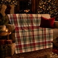 thumbnail image 3 of Traditional Tartan Plaid Fall Harvest Pumpkin Mantel, Festive autumn celebration Scene, Warm Flannel Blanket for Ranch House and Living Room, Art Lovers autumn celebration Gift, Festive Home Decor, 3 of 9