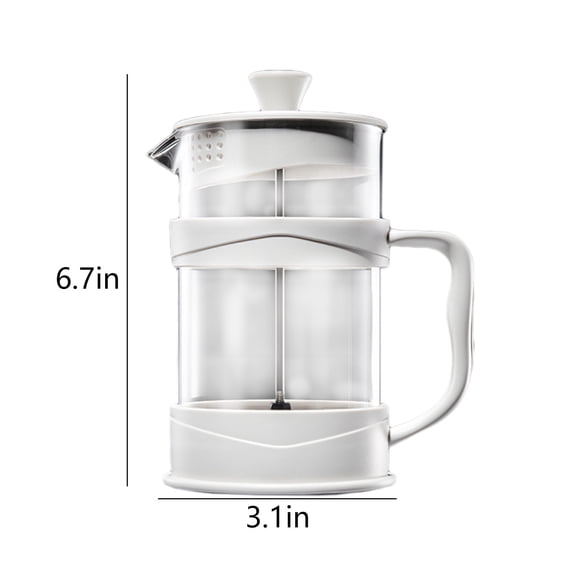 Rkxzt Blender Cup Manual Milk Frother Cup 350ml Stainless Steel Glass Portable Whisk 12oz For Lattes Cappuccino Hot Chocolate Kitchen Dining