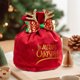 thumbnail image 5 of Bolsa de regalo navideña de terciopelo | Pequeña bolsa navideña roja y verde para dulces y regalos | Bolsa de tela reutilizable con asa | 10 x 13 cm, 5 of 5
