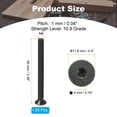 thumbnail image 2 of Uxcell 20 Pcs M6 x 60 mm Flat Countersunk Head Socket Cap Machine Screws Full Thread, 2 of 7