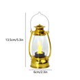thumbnail image 3 of SLYNSHome Christmas Mini Lanterns Decorative LED Vintage Hanging Lantern Decor for Christmas Wedding Party - Gold, 3 of 7