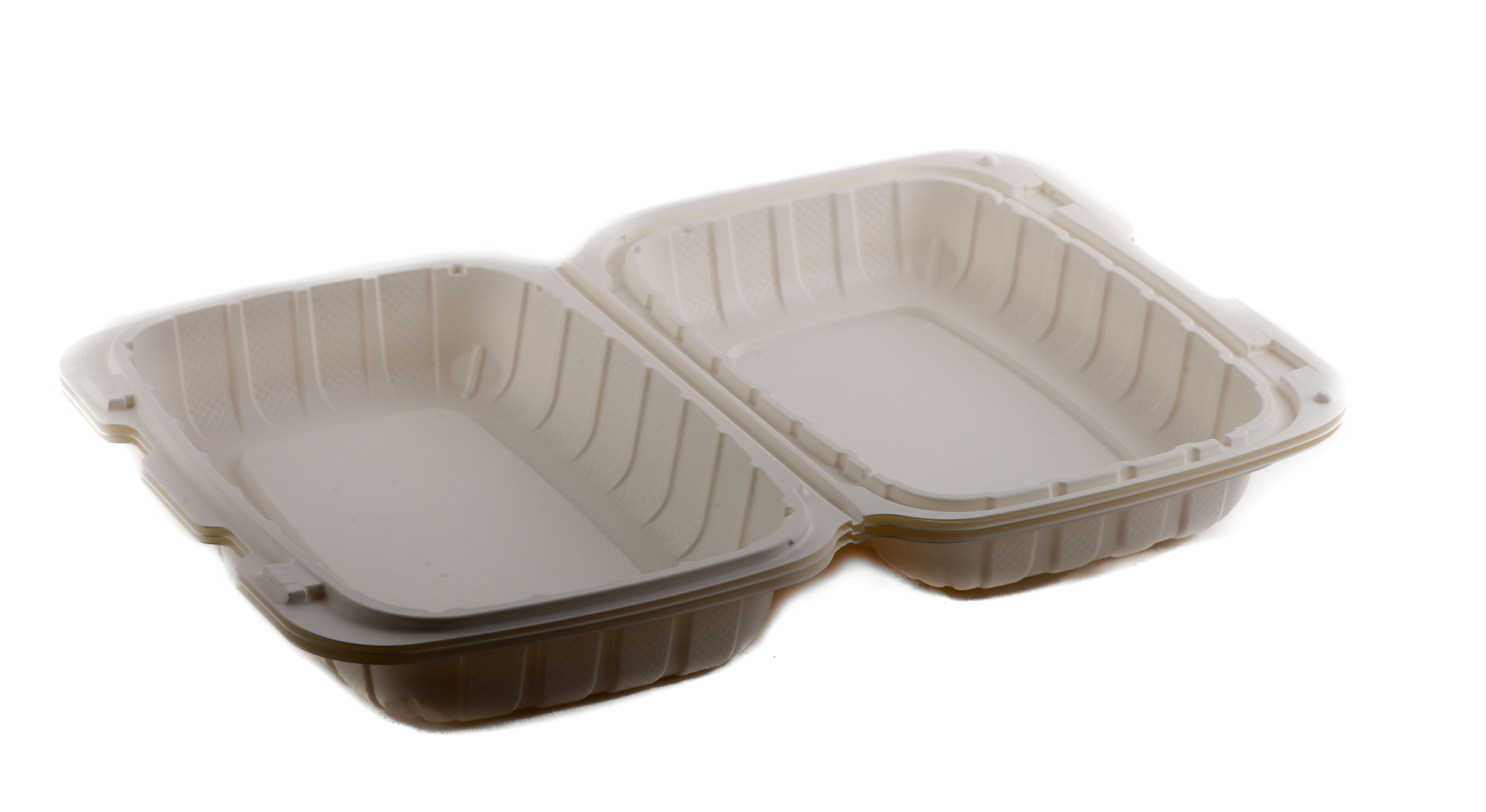 Eco Friendly 9 x 6 x 3 Compostable 1 Compartment Takeout Container –  200/Case