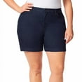 thumbnail image 4 of Gloria Vanderbilt Women's Amanda Basic Jean Short (Dark Blue (Portland), 4), 4 of 4