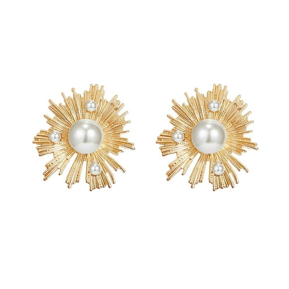 Women Earrings Fashion Simple Pearl Earrings Stud Earrings Statement Earrings