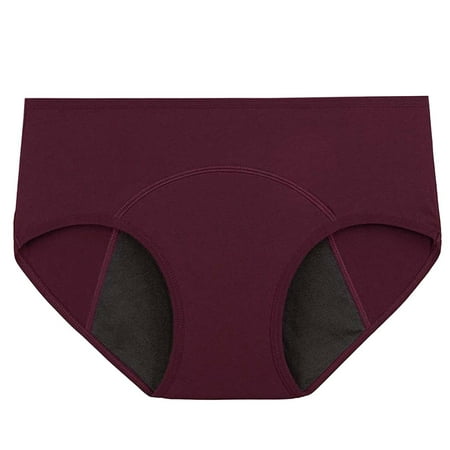 Hassda Clearance! Period Underwear For Women Women s Plus Size Underwear Physiological Pants Cotton Pants Leggings Womens Plus Size Underwear Cotton Thongs For Women Wine B