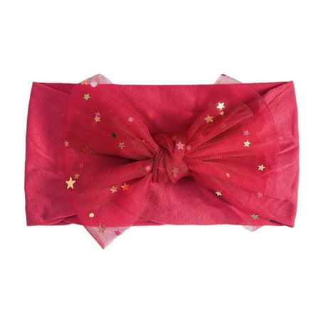 

KEVCHE Baby Nylon Headbands Hairbands Hair Bow Elastics Hair Accessories for Baby Girls