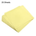 thumbnail image 3 of Uxcell Origami Paper Double Sided Light Yellow 6x6 Inch Square Sheet for Art Craft Project, Beginner 25 Sheets, 3 of 5