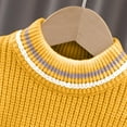 thumbnail image 4 of Chandail avec Col pour Enfants, Couleur Unie, Col Rond, Chandail avec Col Rabattable, Tricot d'Hiver Mode, Col Doux, 4 of 6