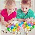 thumbnail image 4 of JHEHF Easter Eggs with Toys 12PCS Filled Easter Eggs Cute Colorful Fillable Eggs Easter Basket Stuffers and Gifts Party Supplies Decor Easter Gift, 4 of 7