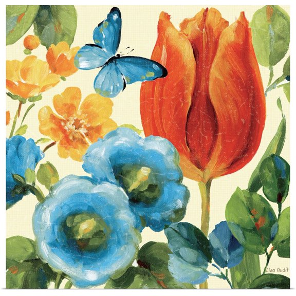 Great BIG Canvas | Rolled Lisa Audit Poster Print entitled Summer Brights III