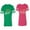Men Green / Women Pink, variant on I Stole Her Heart So I am Stealing His Last name Matching Couple Cotton Jerseys (Men Green / Women Black) (Men S / Women S)