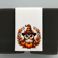 thumbnail image 4 of Halloween Owl Witch Hat Waffle Weave 16x24 Hand Towel, 4 of 4