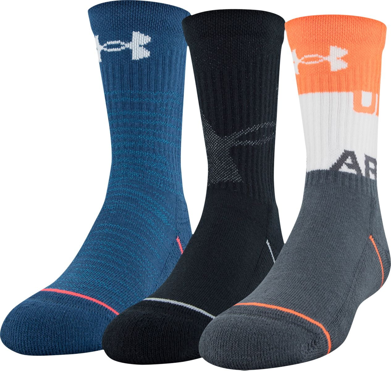 Under Armour Under Armour Boy's Phenom Crew Socks 3Pack Walmart