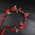 thumbnail image 1 of Accesorios para el cabello Erqi Diadema con incrustaciones de diamantes estilo margarita Diadema de flores hecha a mano Accesorios de boda, 1 of 5