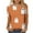 Orange, variant on Patlollav 3/4 Sleeve Tops for Women V Neck Solid Casual T Shirts Cute Trendy Ladies Blouses Up to 50% off
