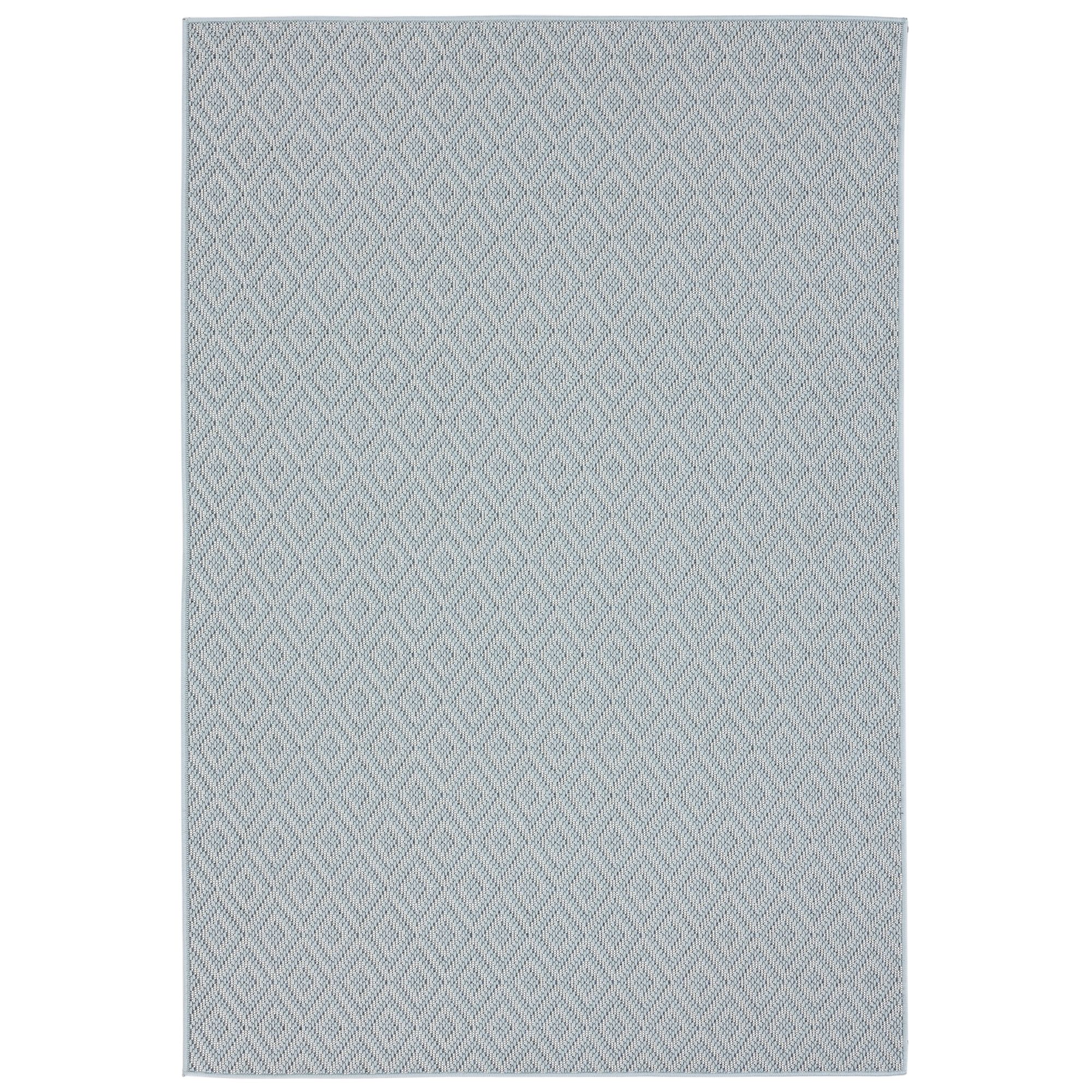 Home Dynamix Tripoli Lydia Modern Diamond Indoor/Outdoor Area Rug, Blue/Cream, 3'7"x5'2"