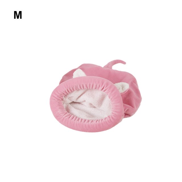 Keep Pets Cozy This Sleeping Cat Internal Warm Cat Sleeping Cat And Comfortable Get Sleep This Bed - For Dogs Sleeping Internal pink M
