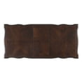 thumbnail image 4 of Benjara Mitch 76-94" Extendable Rectangular Dining Table- Scalloped Edge- Brown, 4 of 8