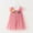 Pink, variant on Dpytoraw Toddler Girls Fly Sleeve Floral Tulle Holiday Party Dress Dance Party Princess Dresses Clothes Girls Party Dresses Size 5-6 Years