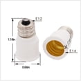 thumbnail image 4 of VONKY E12 to E14 Lamp Socket Lampholder Copper Replacement Light Base Removable Adapter Repair Screw Conversion Accessory, 4 of 5