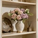thumbnail image 1 of Yhmxh Flores artificiales de rosas e hortensias, ramo de seda con tallos, tallos de flores RFaux para bodas, fiestas, arreglos florales, decoración de mesas y centros de mesa para el hogar., 1 of 5