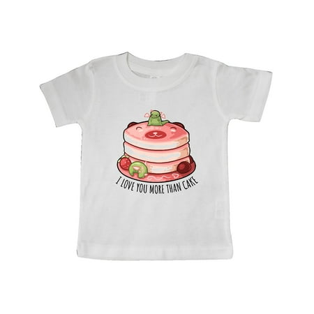 

Inktastic I Love You More Than Cake with Cute Dragons on Cake Gift Baby Boy or Baby Girl T-Shirt