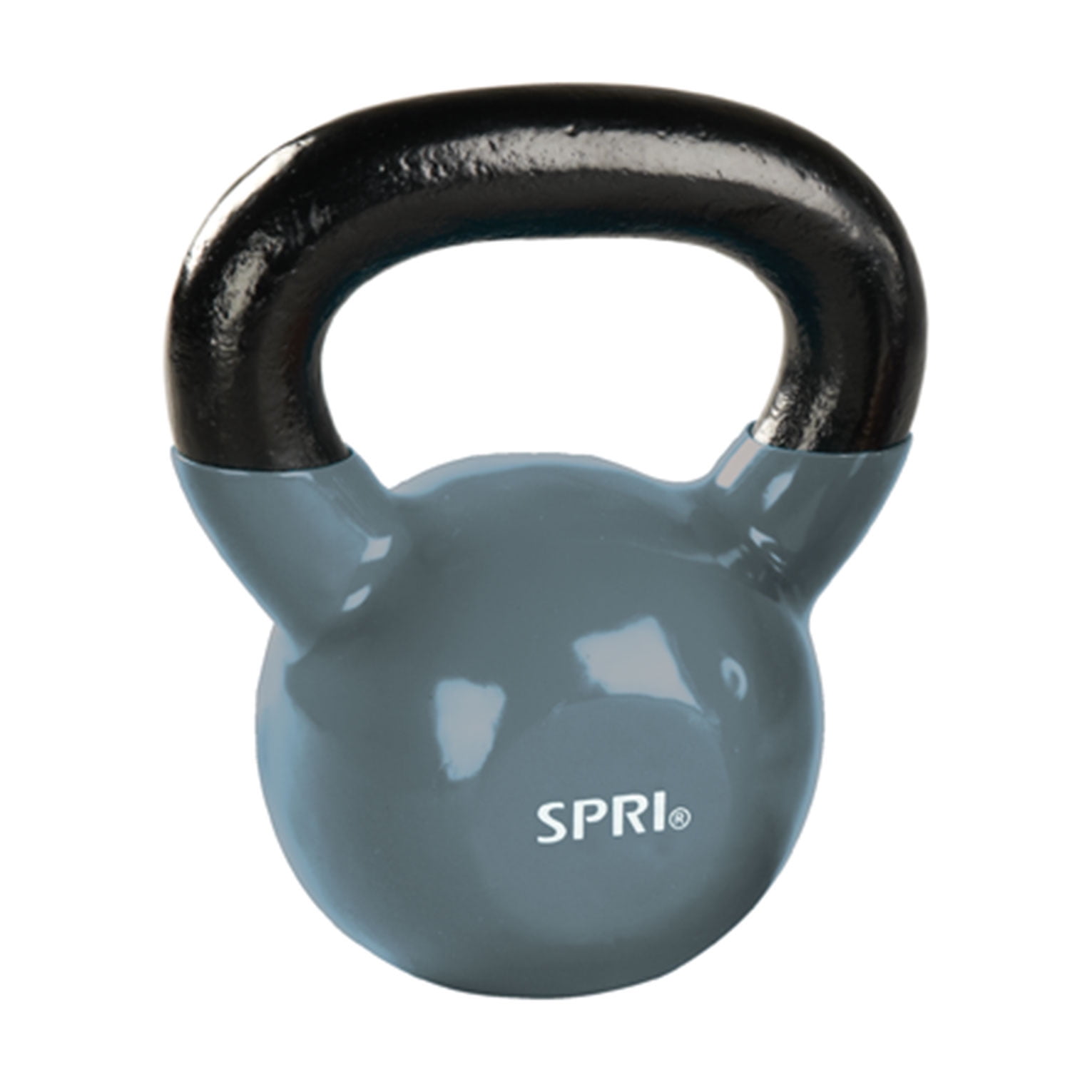 SPRI Deluxe Vinyl Kettlebell, 50 lbs, Single