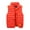 Orange, variant on Vest for Women Hemlock Unisex Casual Coat Jacket Solid Vest Zipper Pocket Loose Sleeveless Jacket Coat Vest