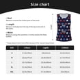 thumbnail image 5 of Gukieu Watercolor Stars1 Print Women's Quick-drying Fitness Vest, Round Neck Sleeveless Fitness T-shirt, Suitable for Yoga, Sports-X-Large, 5 of 7
